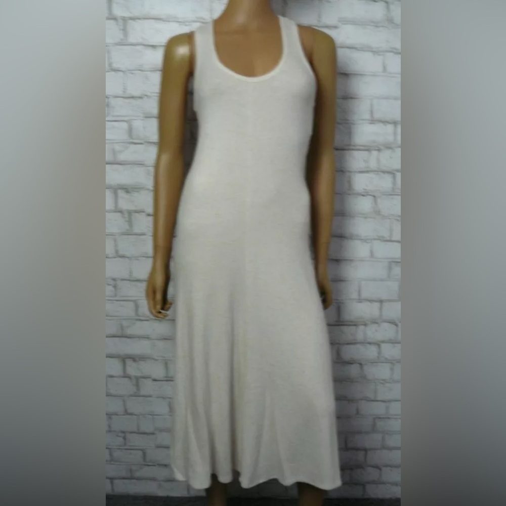 Johnny Was Calme “Throw On Cozy” Maxi Dress Sleeveless Soft Off White (M) NWT’s
